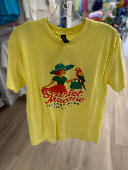 Scarlet Macaw Logo Tee Top