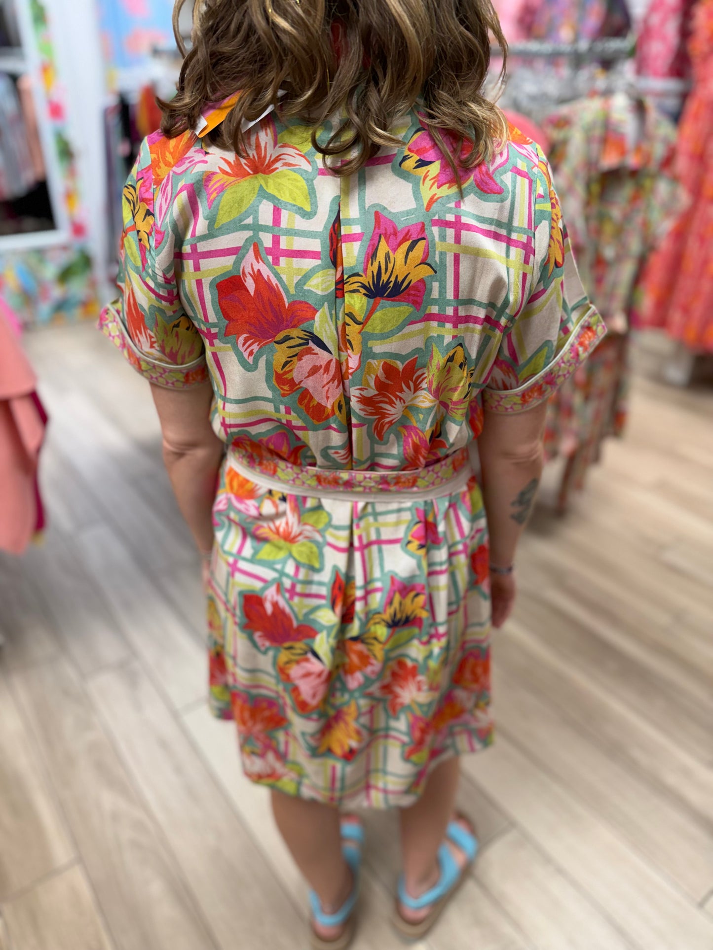 Briton Court Daphne Belted Dress