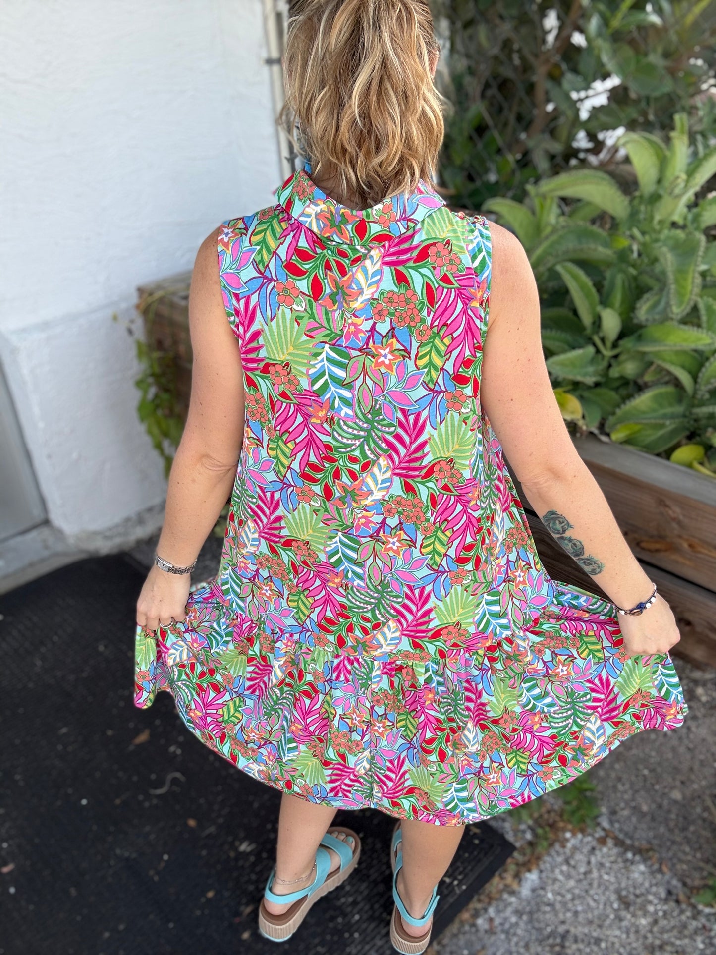 Dear Scarlett Coastal Dusk Summer Dress