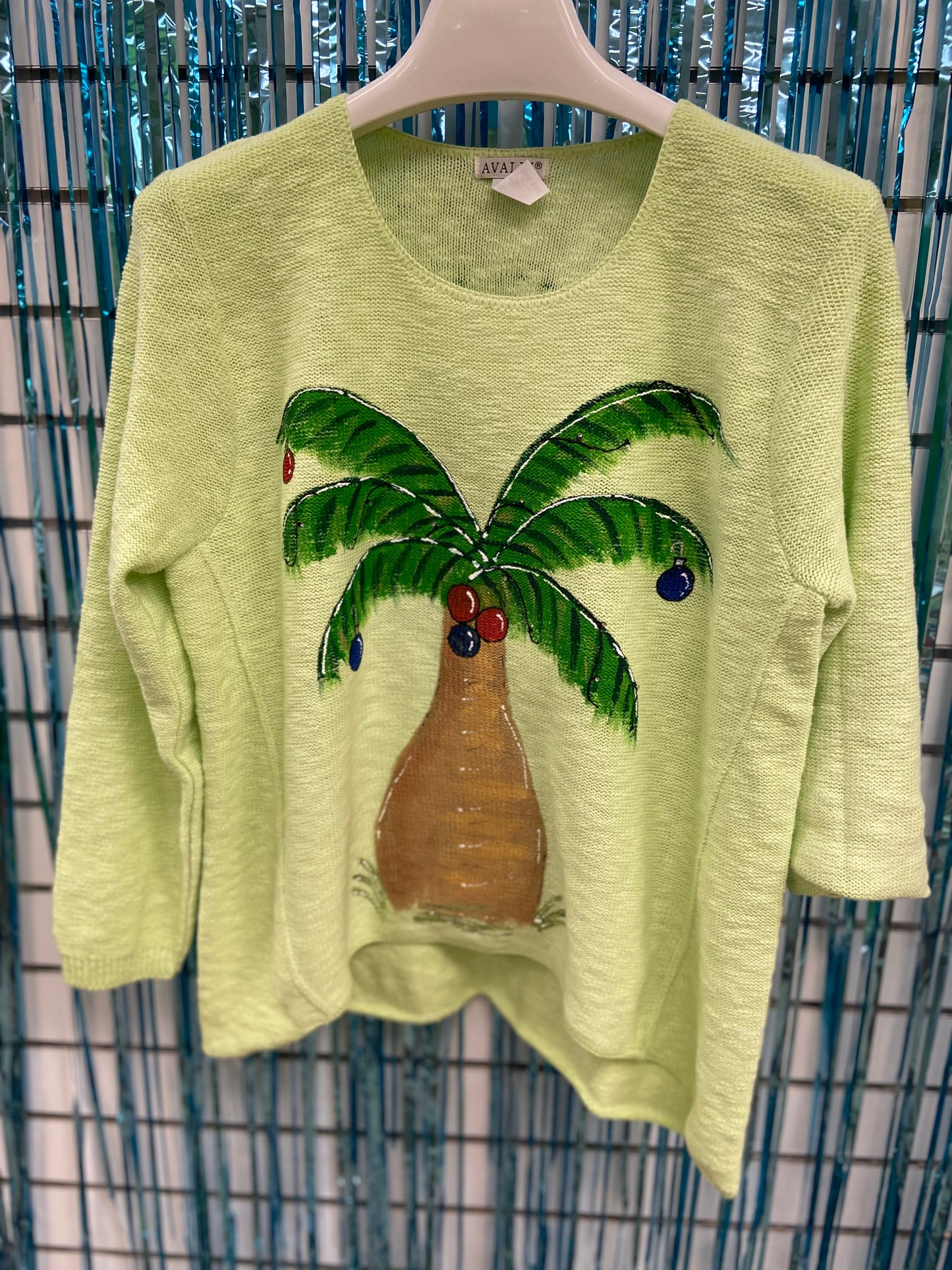 MoMo Sweater - Christmas Palm Tree