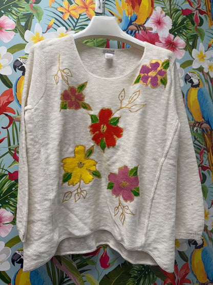 Peg Painted Bold Garden Sweater