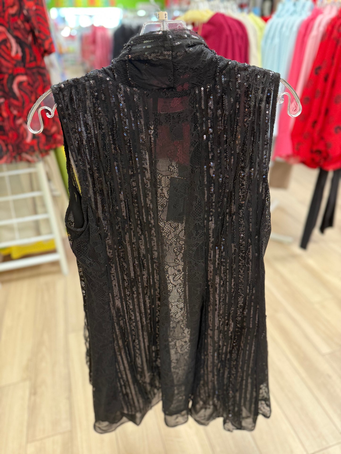 Aris A RB25009T Black Shimmer Vest