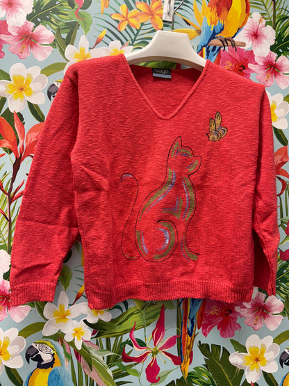 LisaLou Painted Cat Sweater