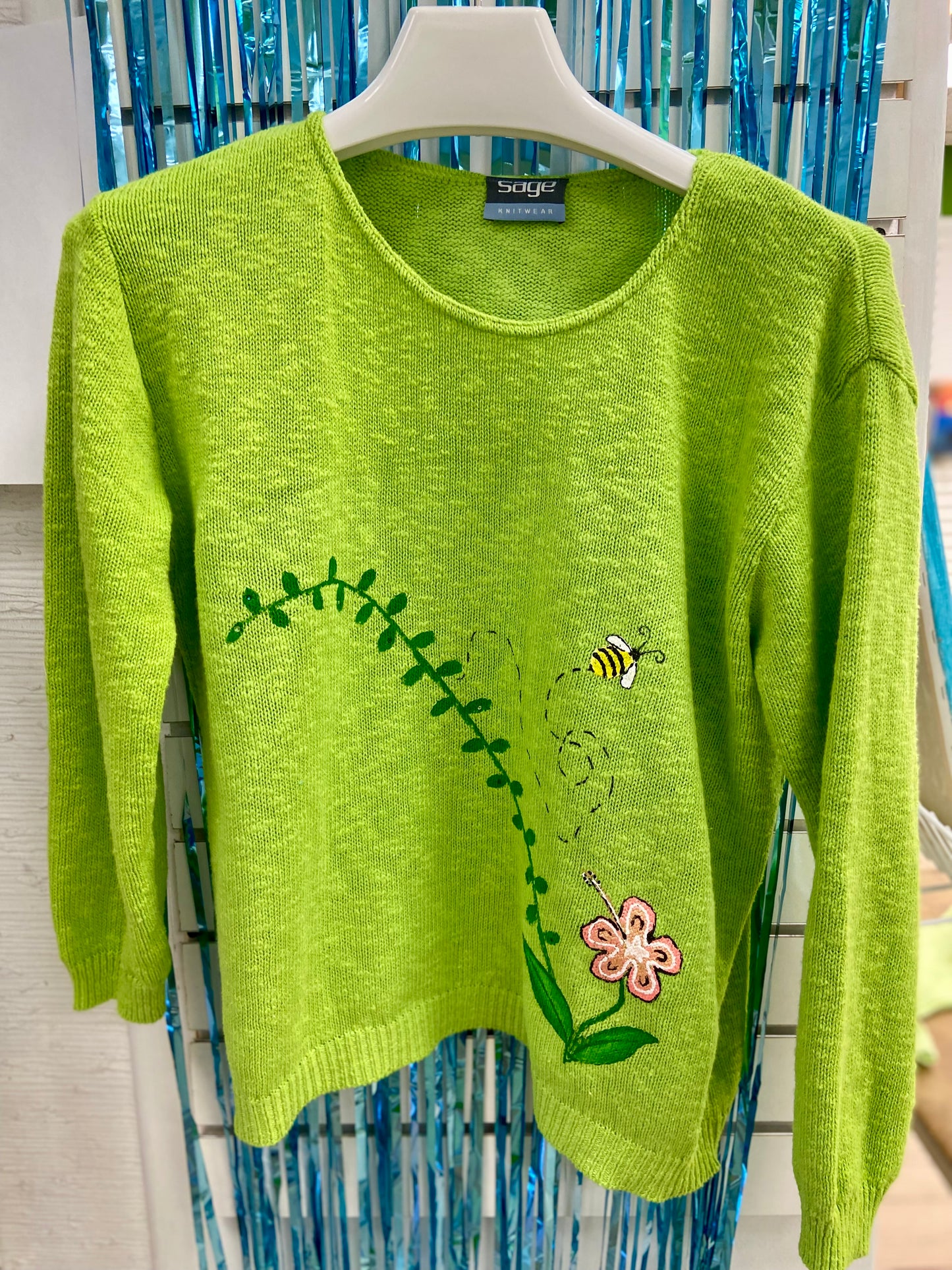 LisaLou Busy Bug Painted Sweater