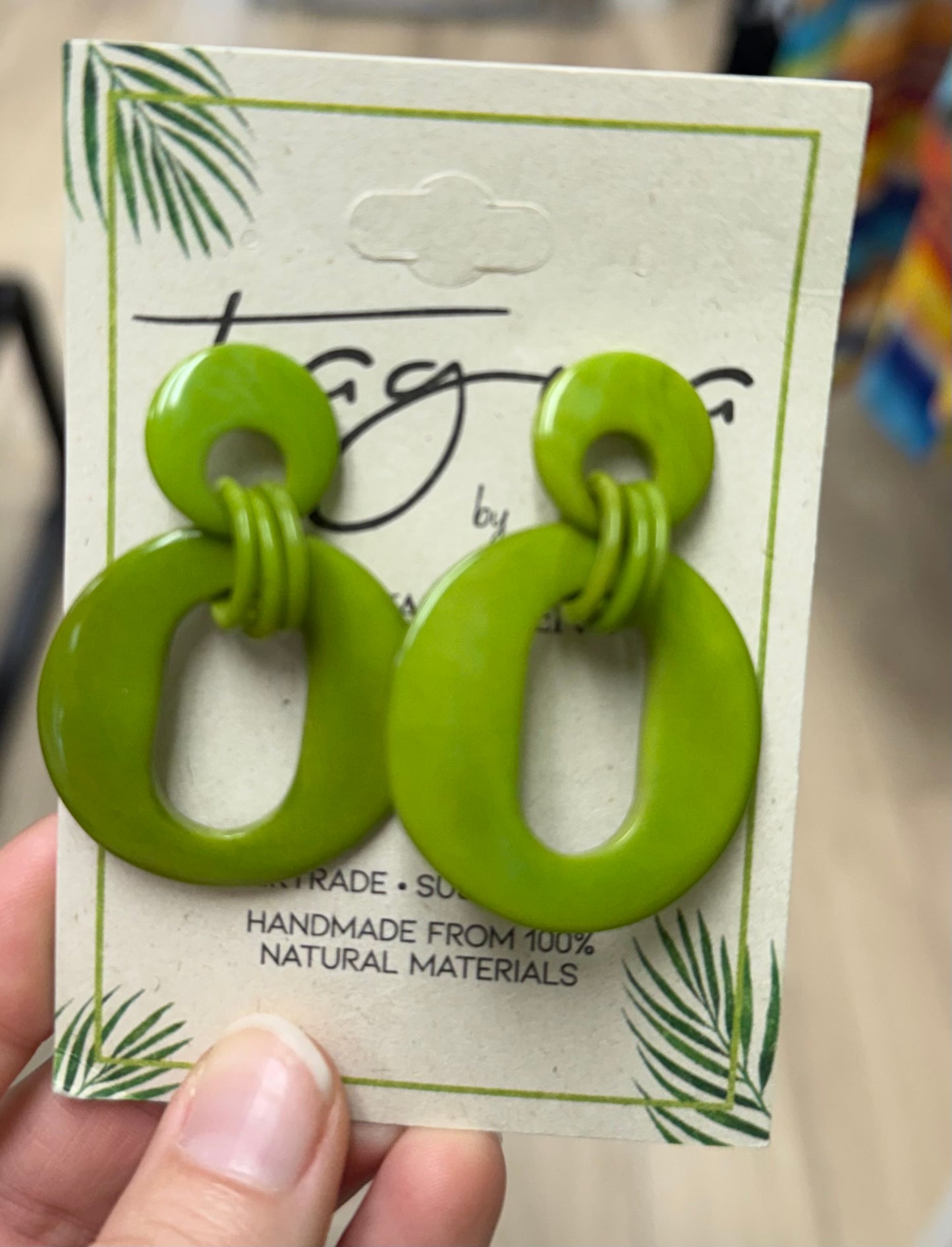 Tagua Wanda Earring