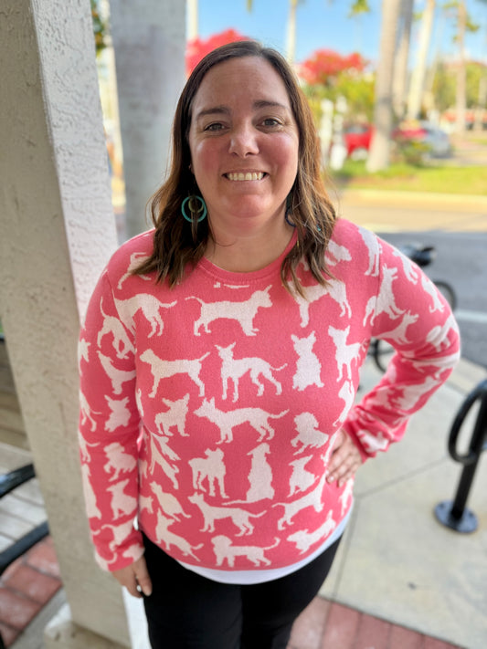 Alashan LC2559 Dogs Cotton Cashmere Sweater