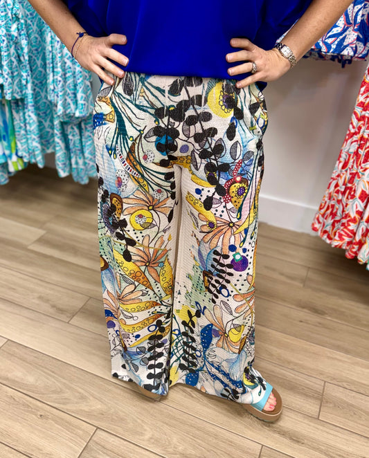 Inoah B262YO Sunny Bloom Pant