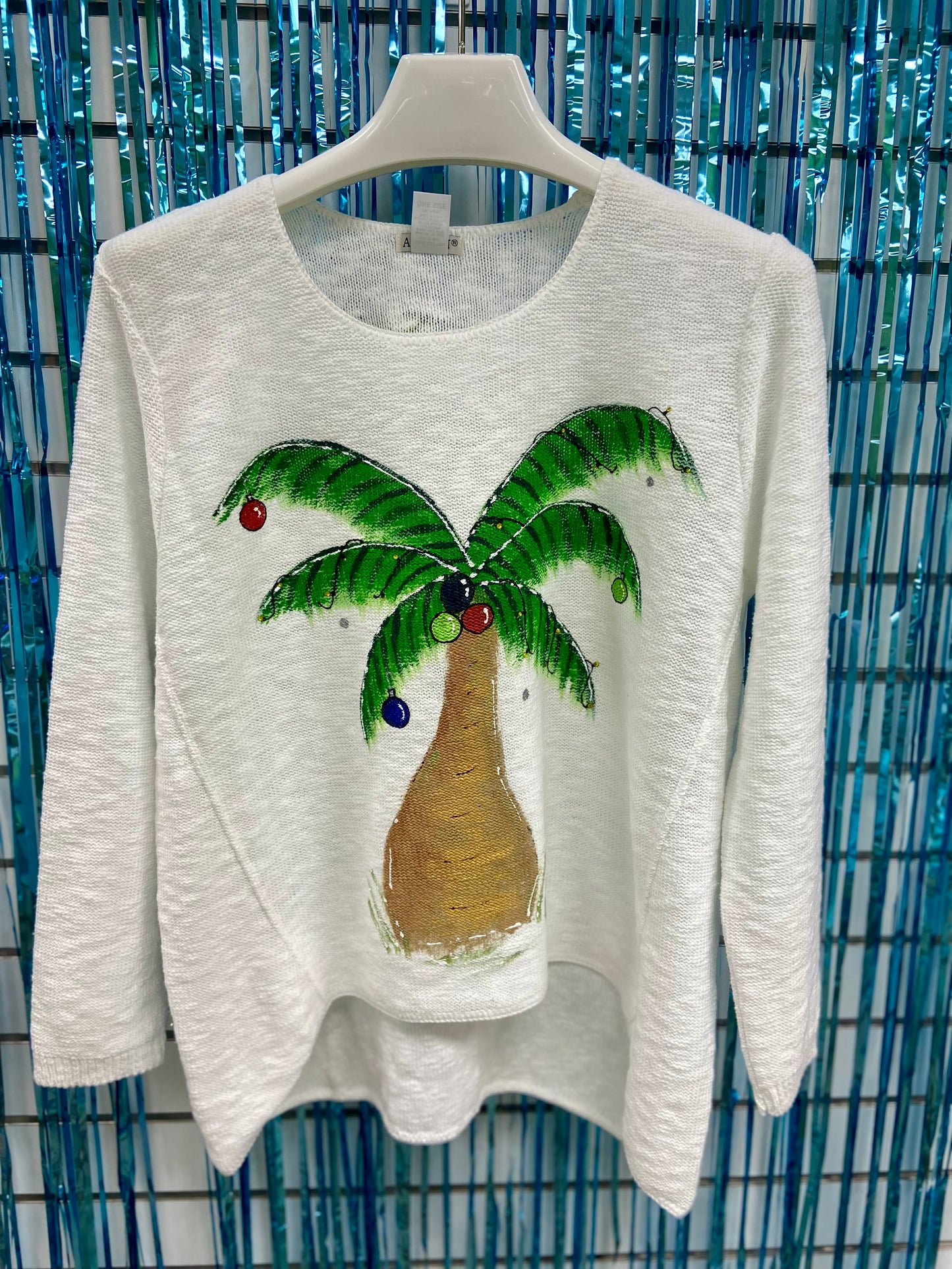 MoMo Sweater - Christmas Palm Tree