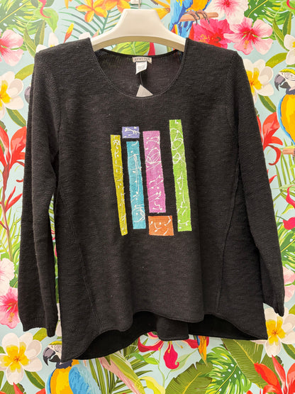 MoMo Sweater - Bright Bars