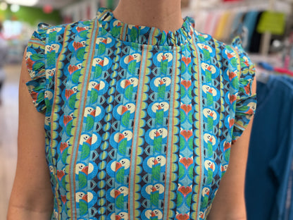 Briton Court Clara Toucan Maxi Dress