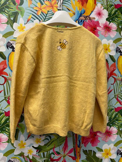 LisaLou Triple Rose Painted Sweater