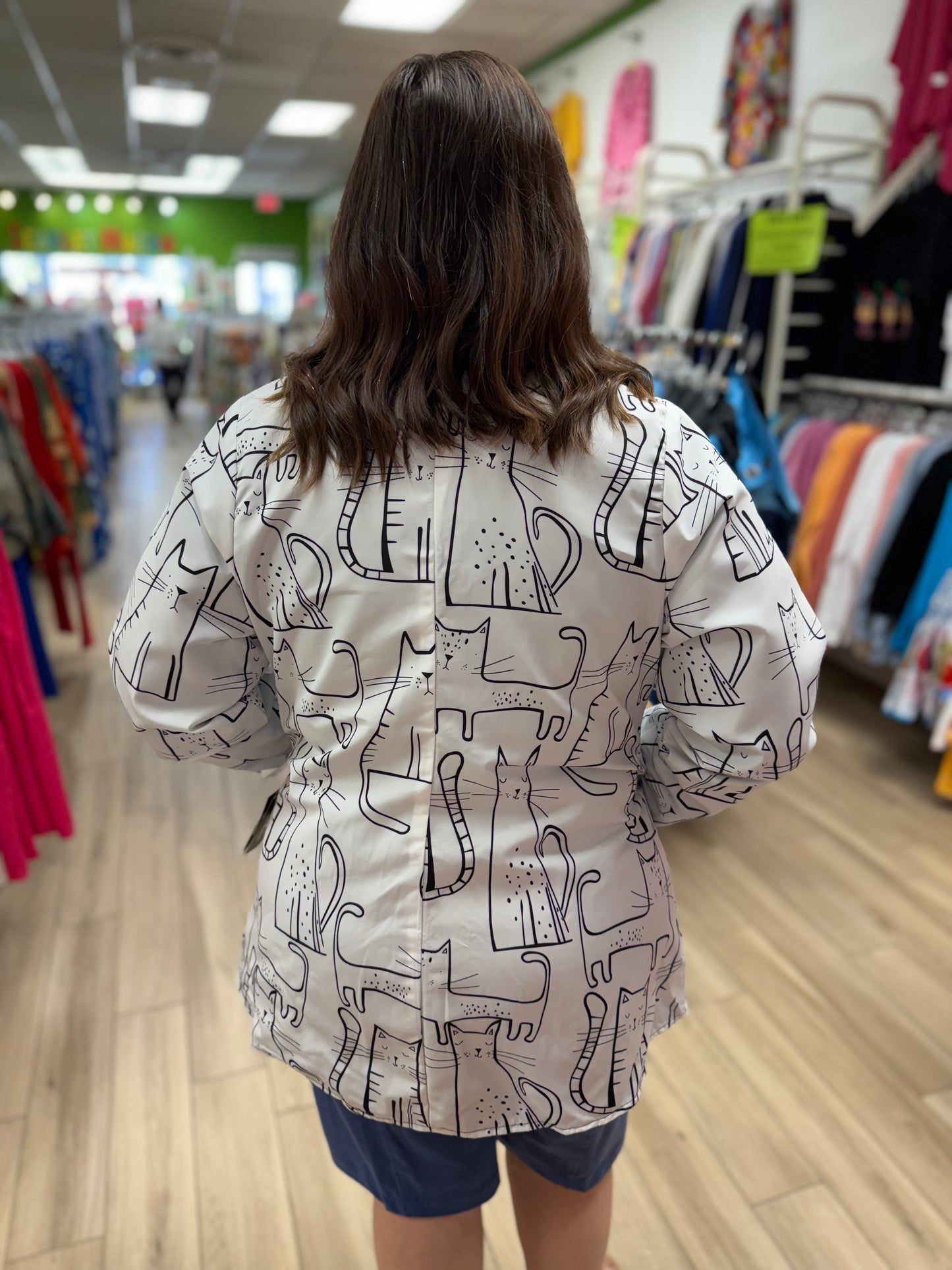 I-Reversible 84 Print Rain Jacket