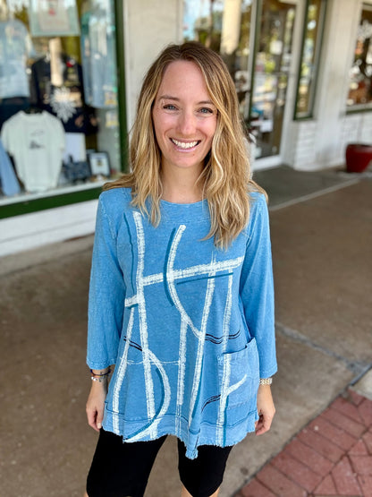 Jess & Jane Cotton Pocket Top
