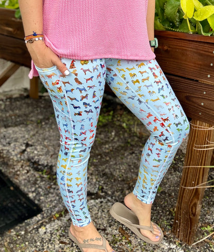 Dena Lyons Blue Buddies Dog Legging