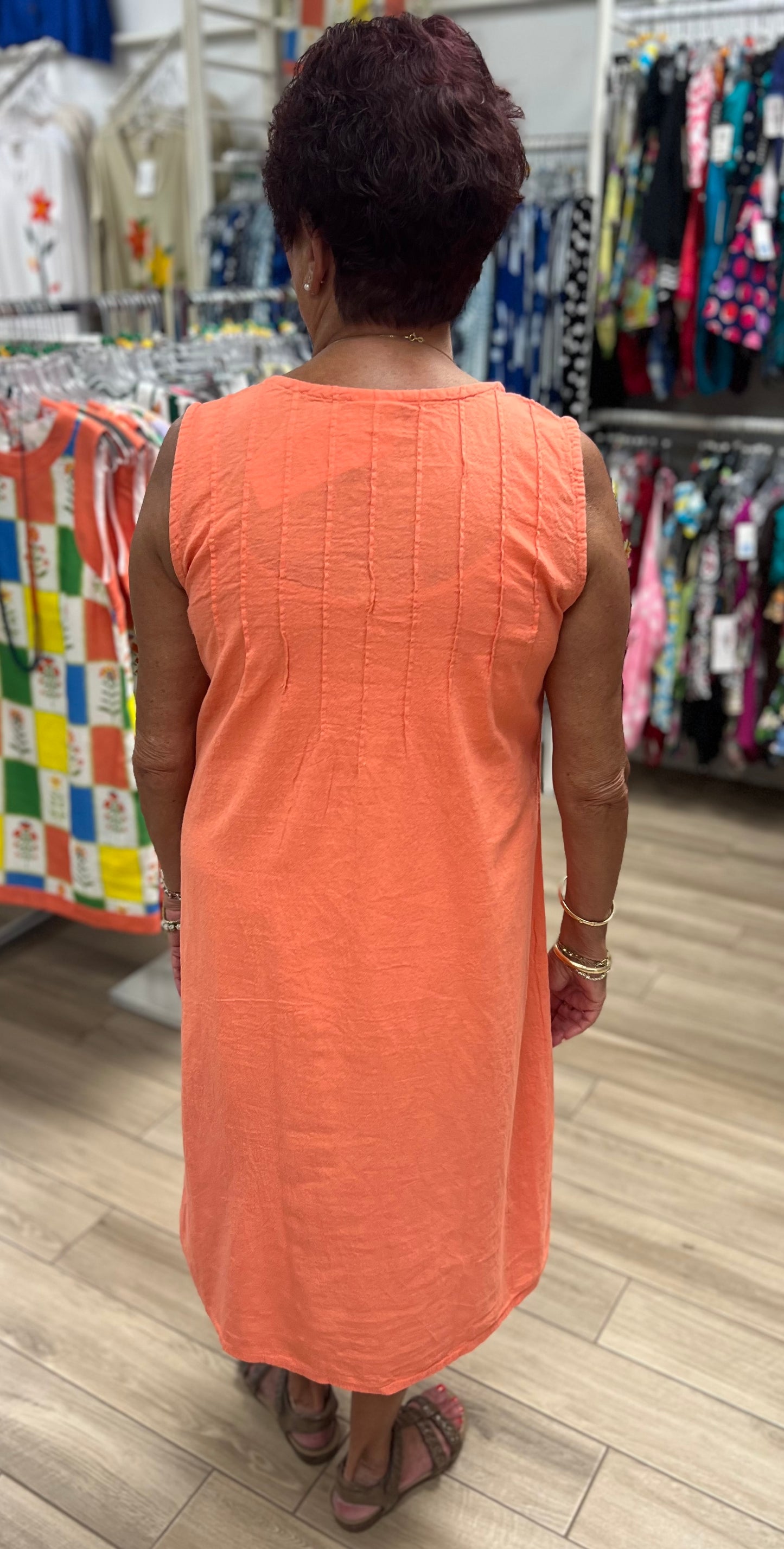 Maya Jones 0505 Midi Pocket Dress