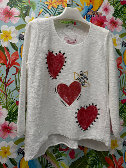 MoMo Sweater - Queen of Hearts