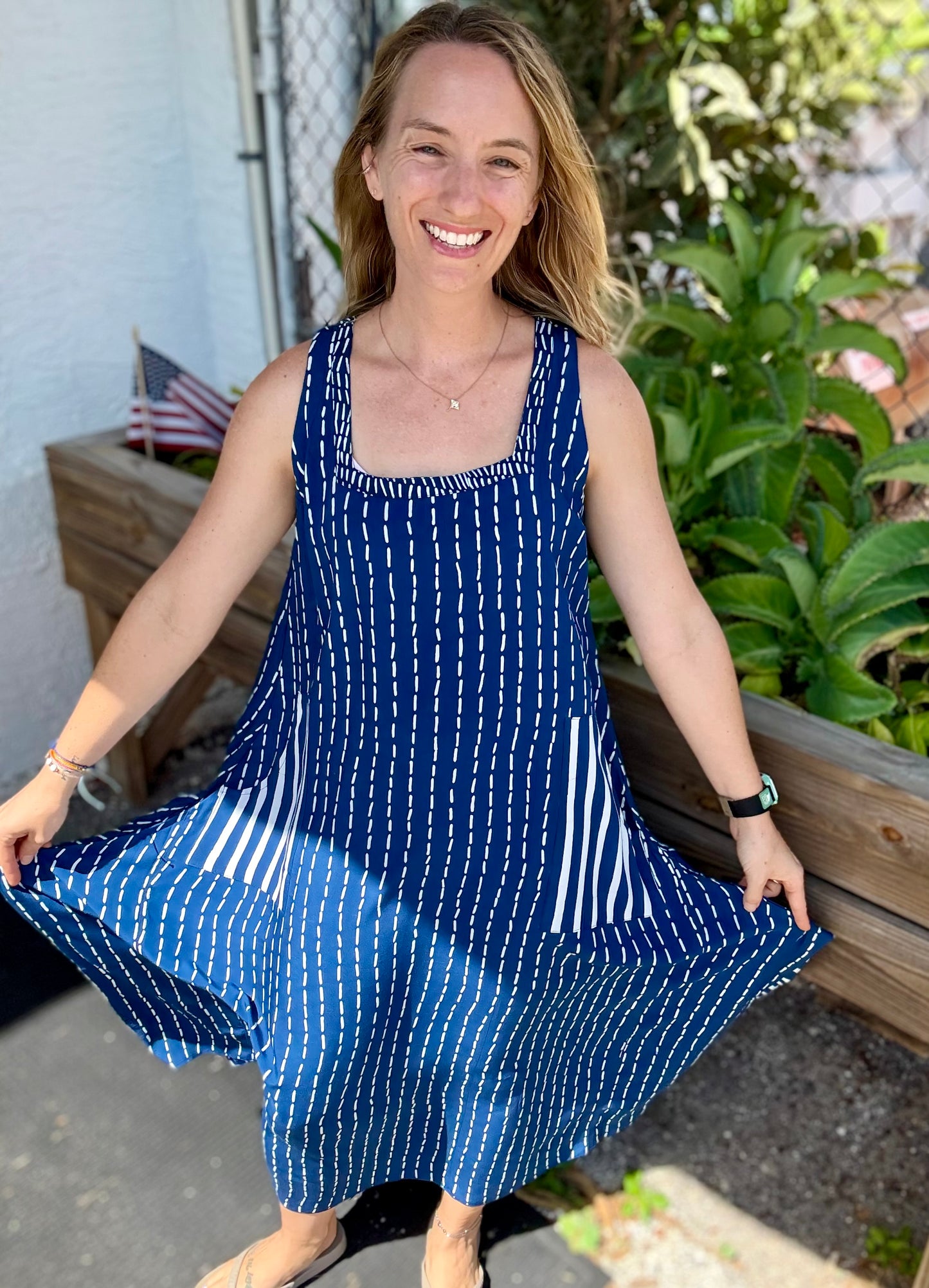 Iguana Maria Batik Maxi Dress