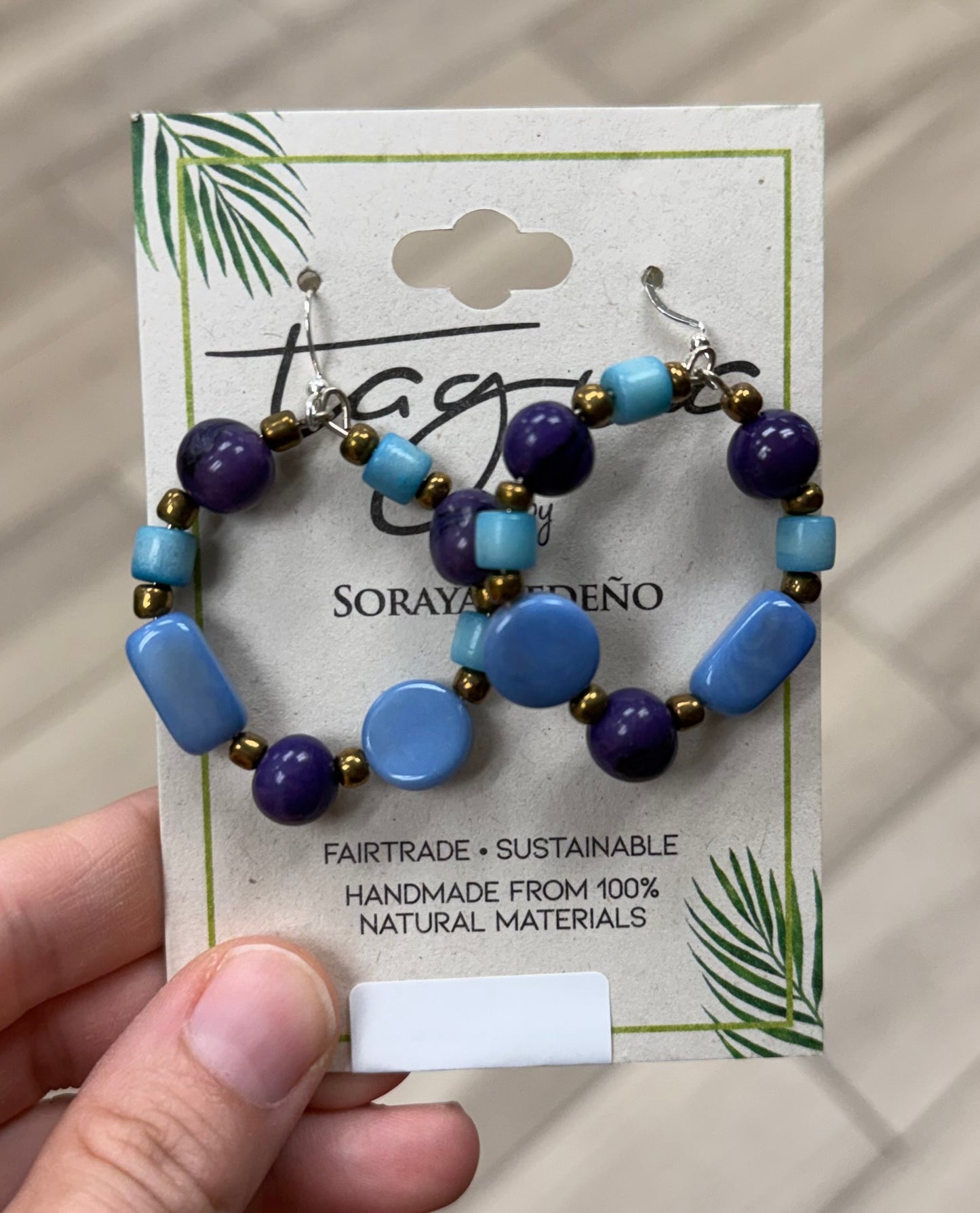 Tagua Candela Earring