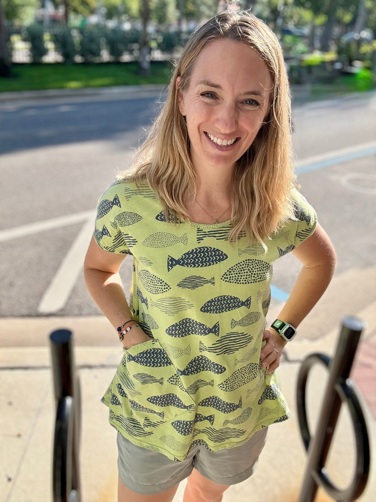 Cotton Lanai FY2550 Fish Pocket Top