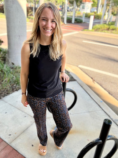 Slimsation Leopard Wide Jean