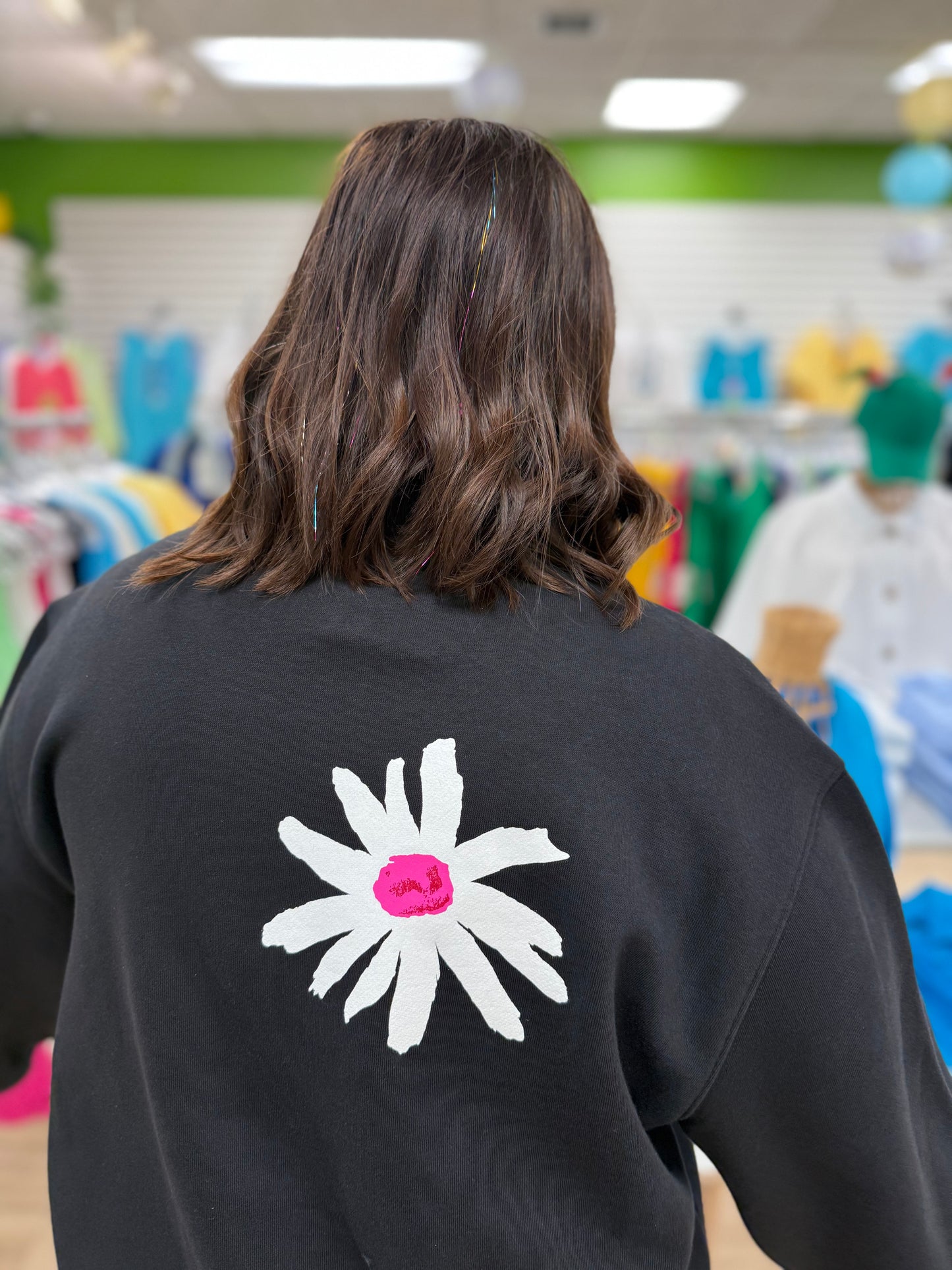 Victoria Pink Center Daisy Fleece