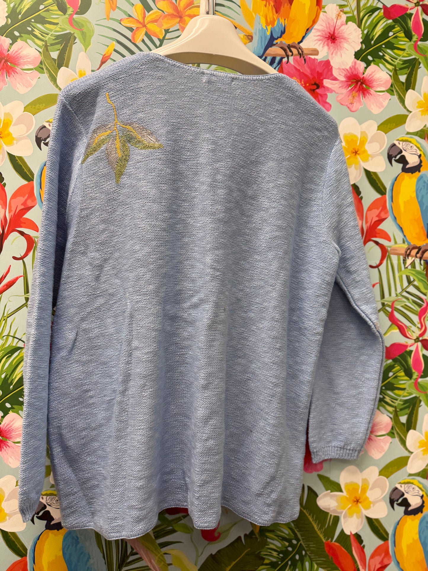Peg Painted Pink Petals Sweater