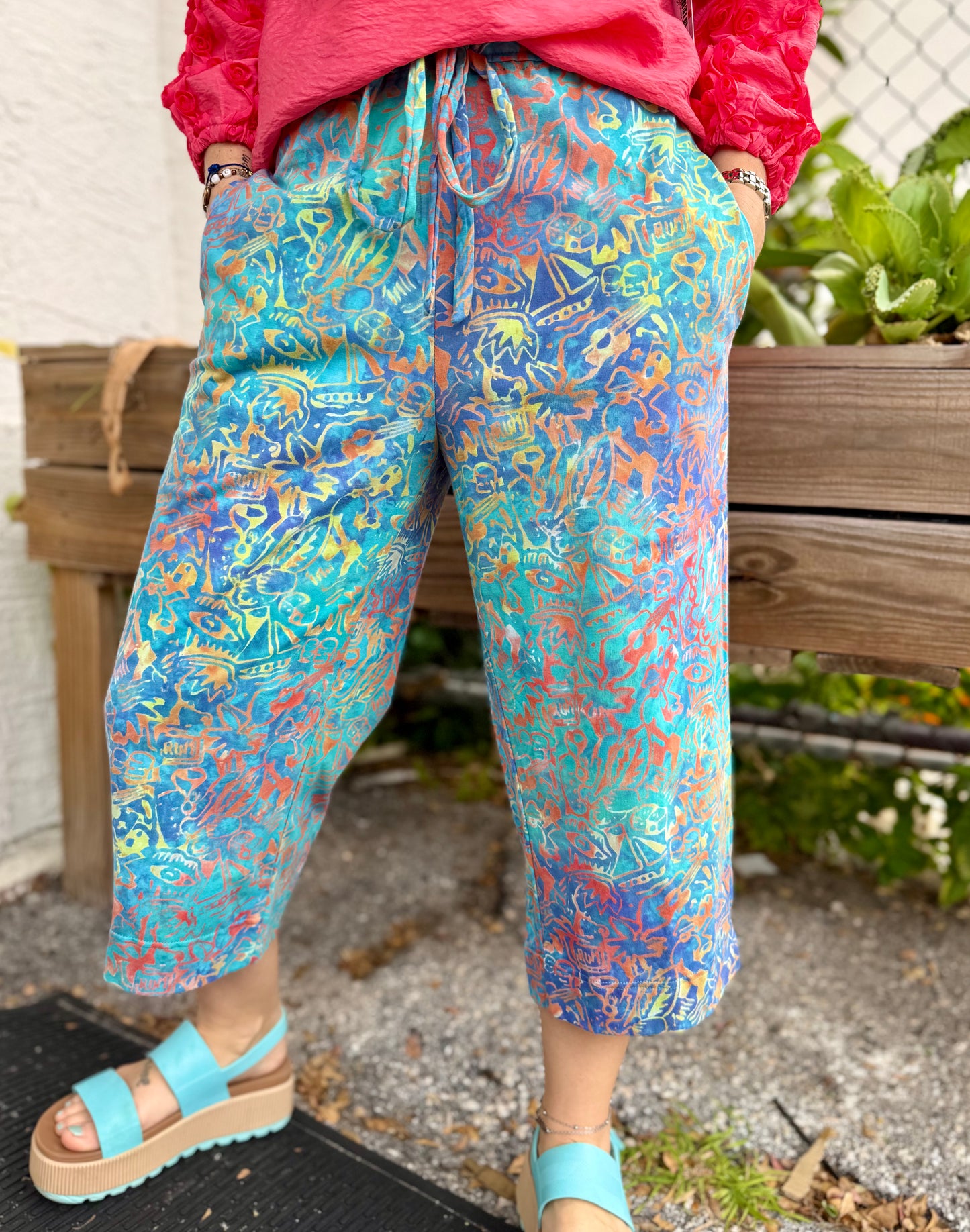 Rum Reggae RR126 Cotton Capri