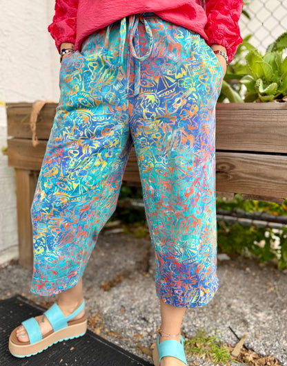 Rum Reggae RR126 Cotton Capri