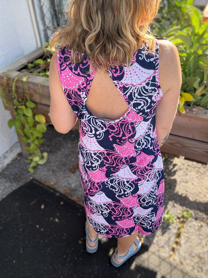 West Indies Frilly Fish Dress