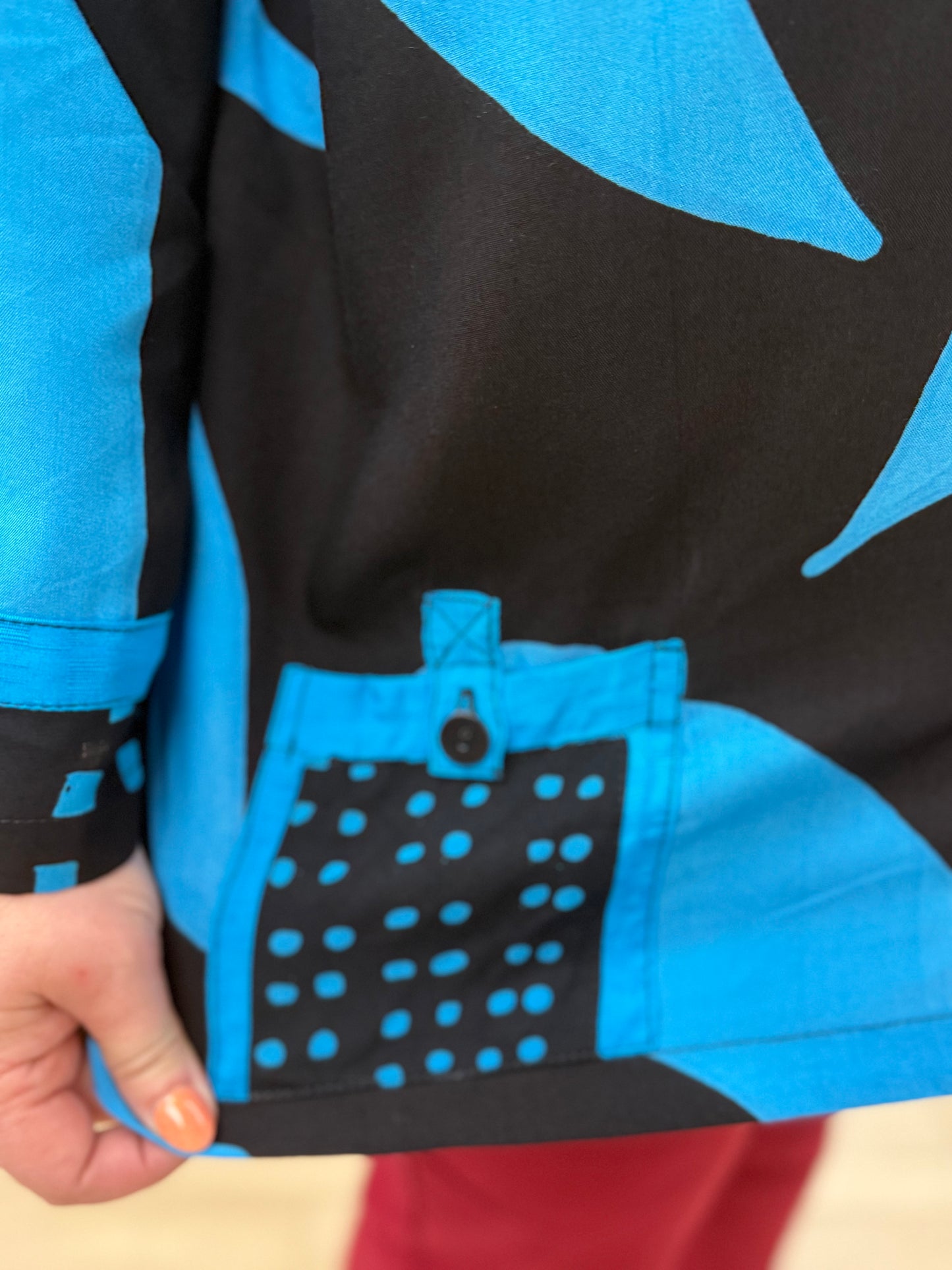 Iguana Batik Boxy Jacket Top