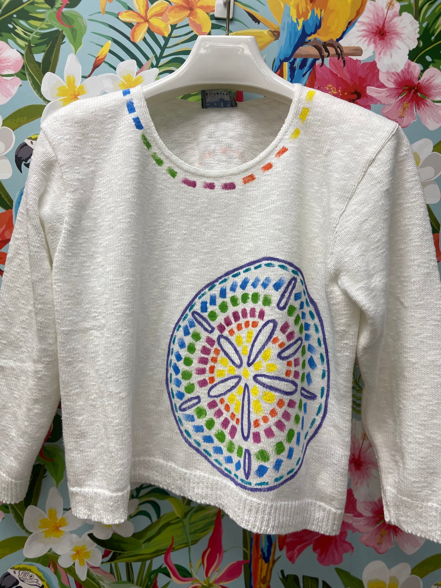 MoMo Sweater - Mosaic Sand Dollar