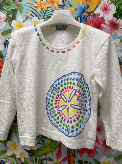 MoMo Sweater - Mosaic Sand Dollar