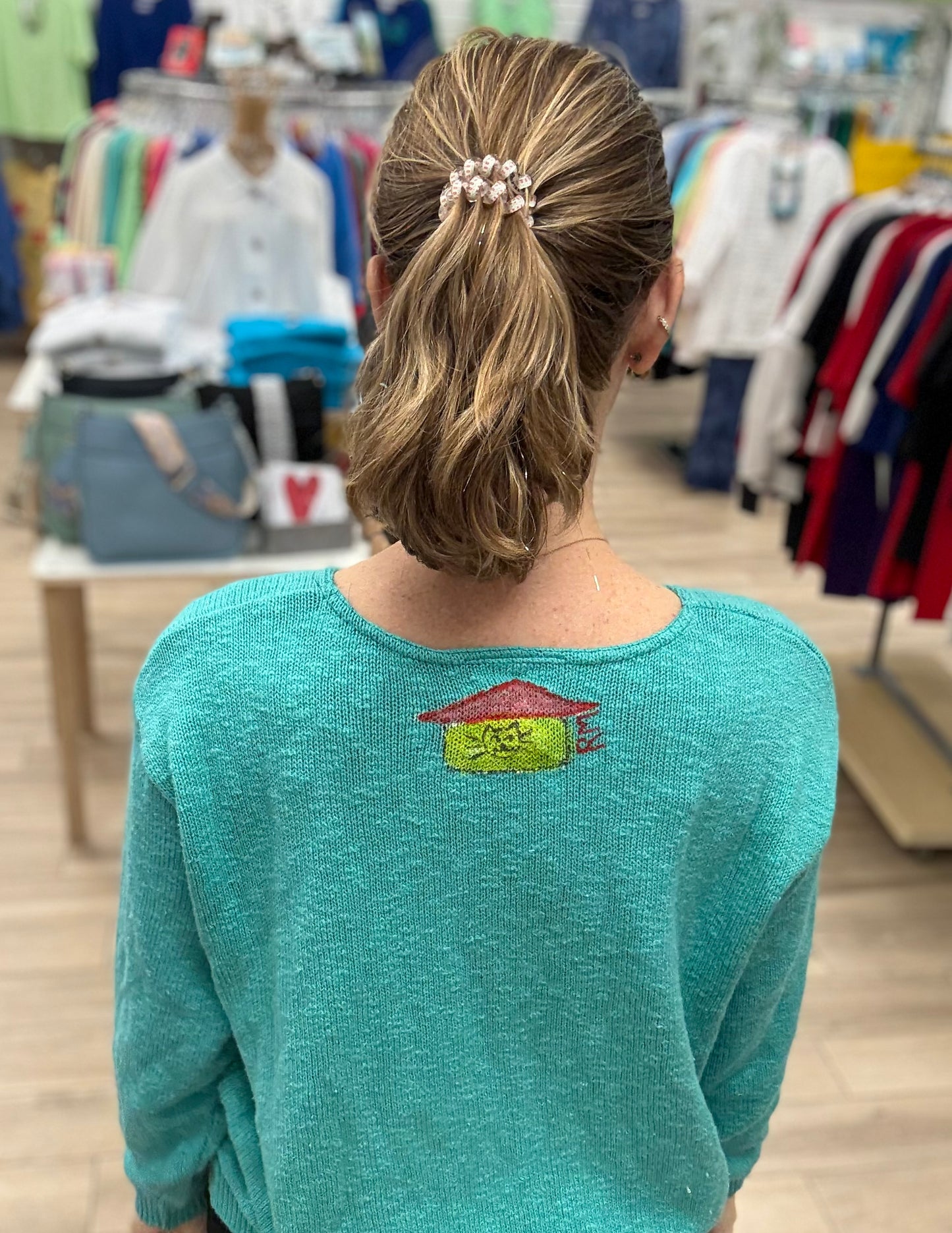 Rosamund Merrill Painted Cat Sweater