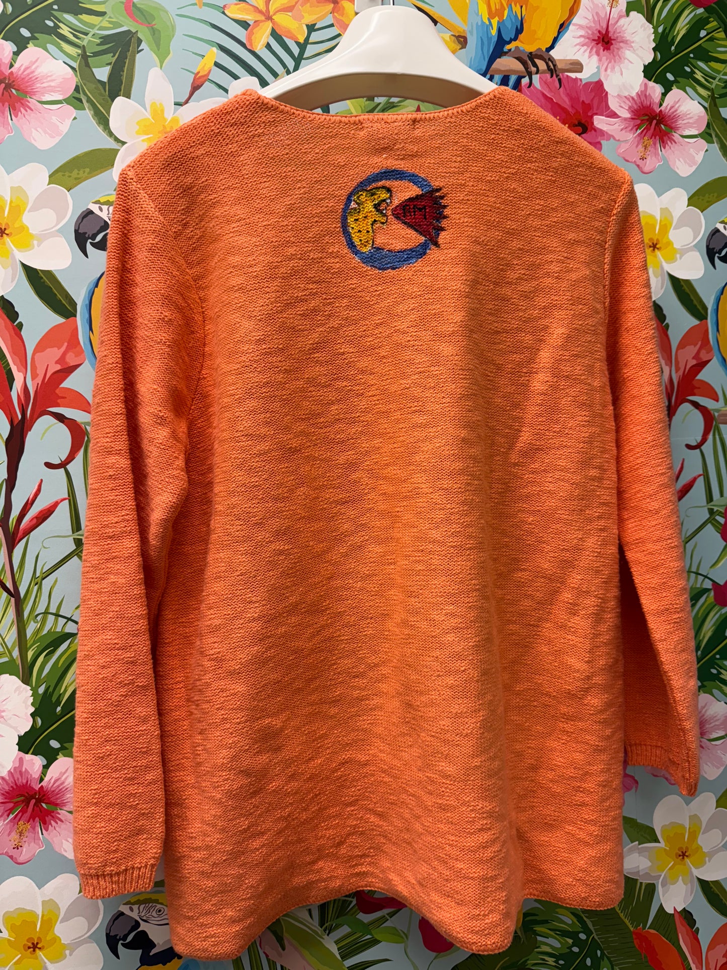 Rosamund Merrill Painted Cheetah Cats Sweater