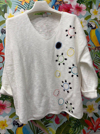 MoMo Sweater - Happy Daze Dots