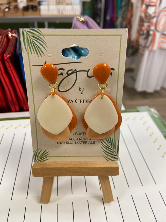 Tagua Lauren Earring