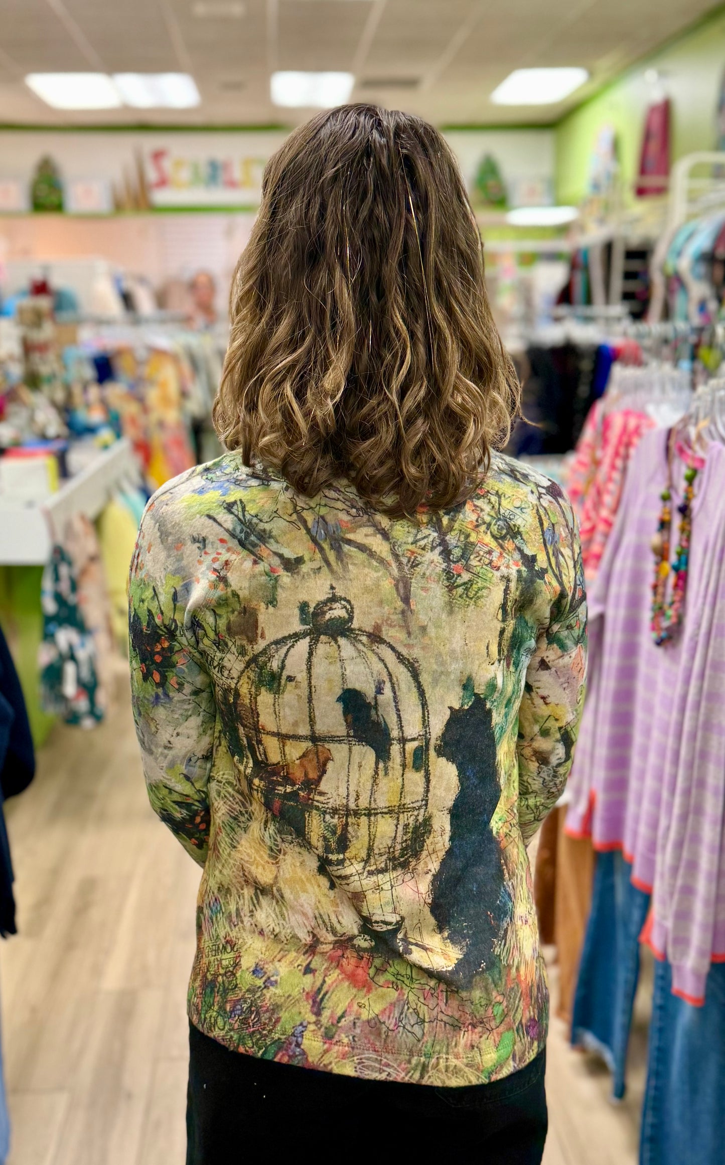 Inoah T517BM I See You Cat Top