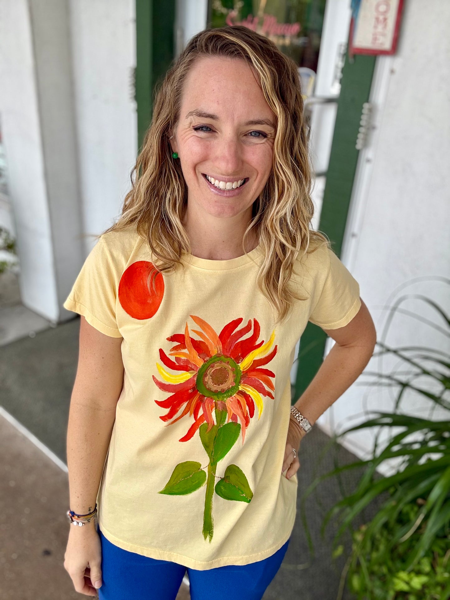 Peg 8145 Painted Sunflower Top