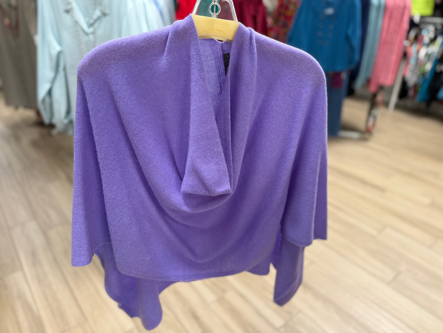 Alashan LS1346 Cashmere Poncho Topper