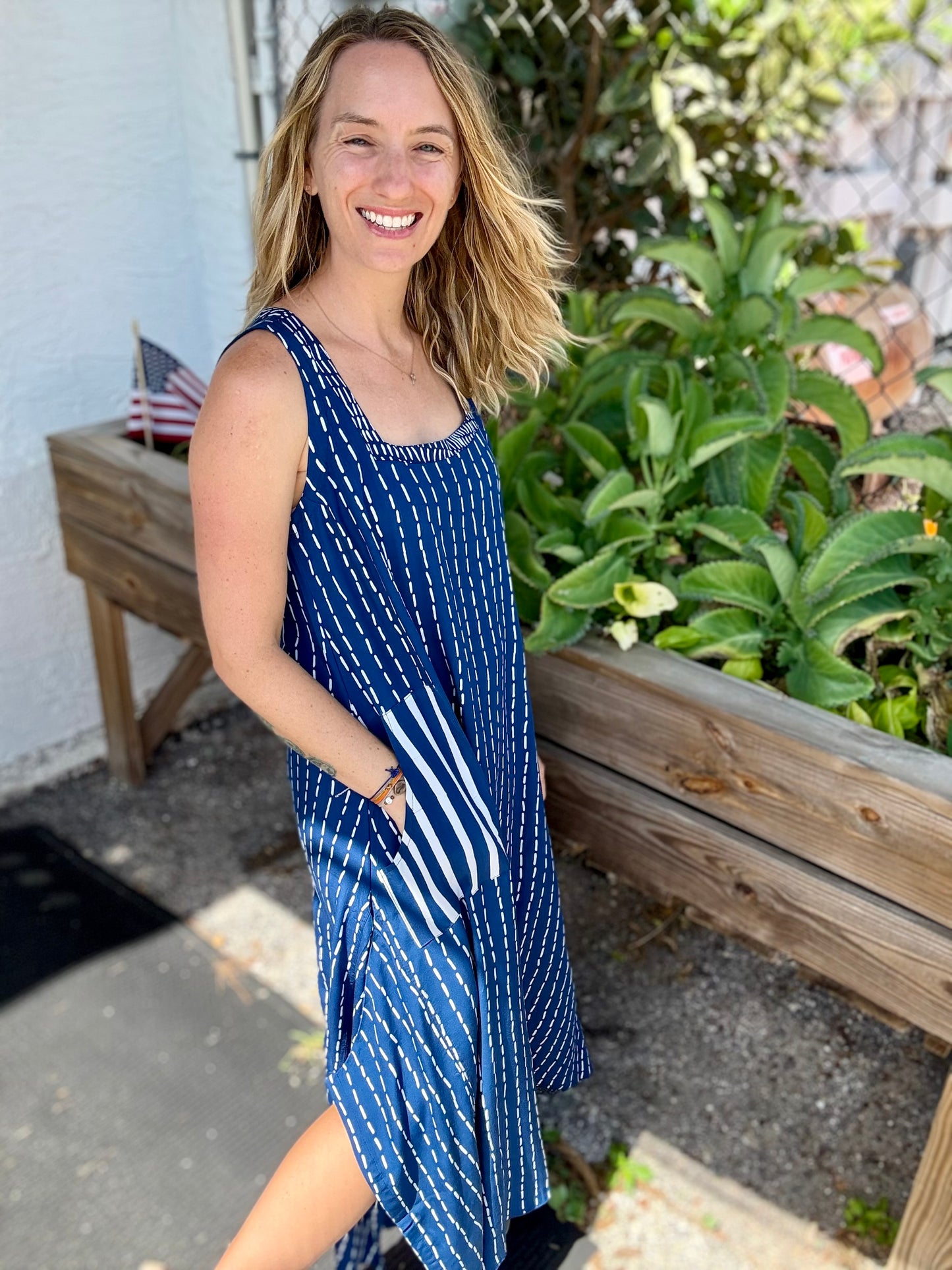 Iguana Maria Batik Maxi Dress