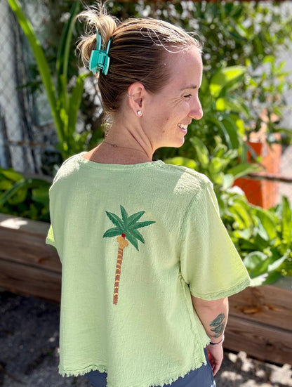 Peg Painted Heidi Palm Tree Tops