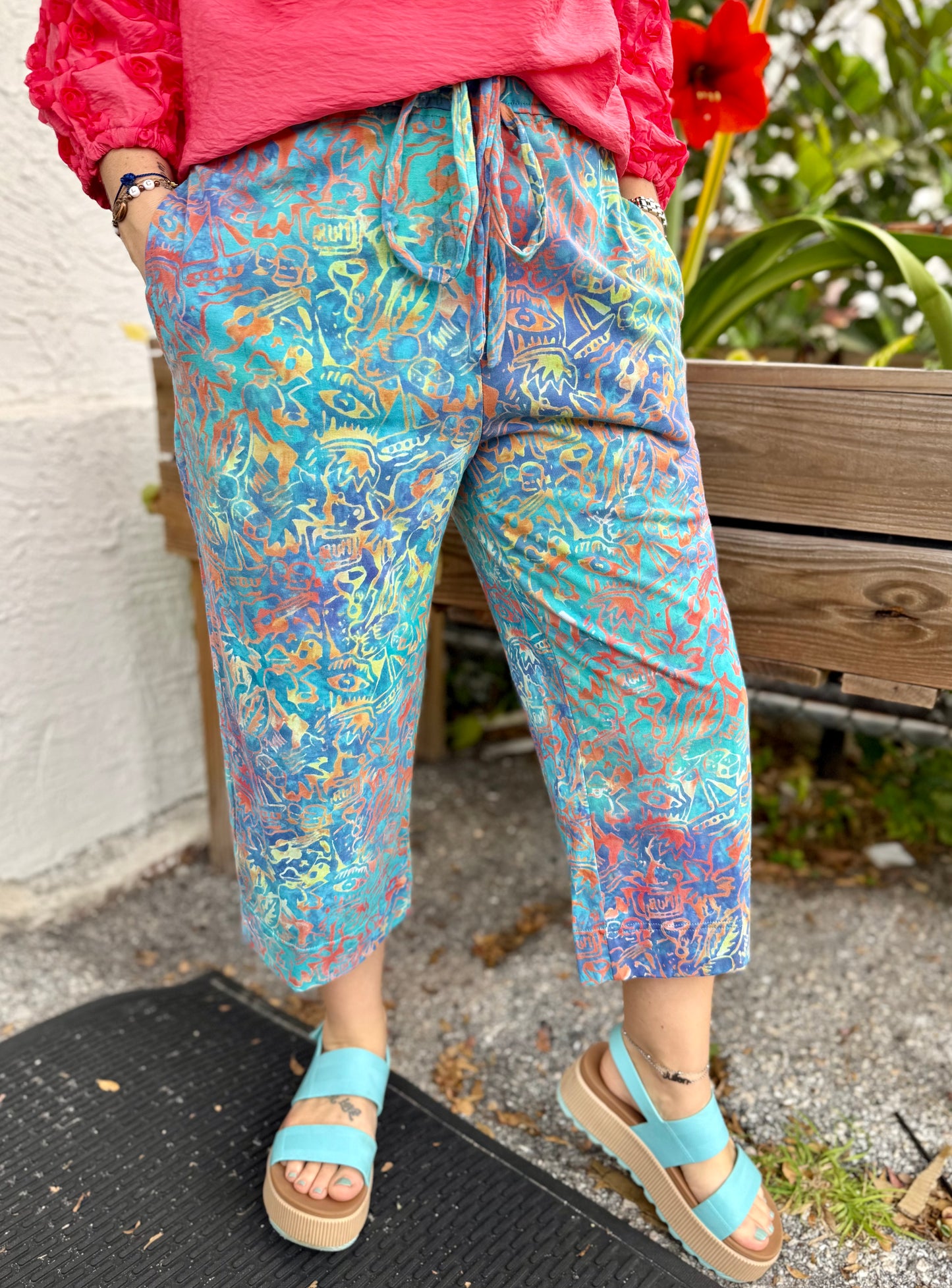 Rum Reggae RR126 Cotton Capri