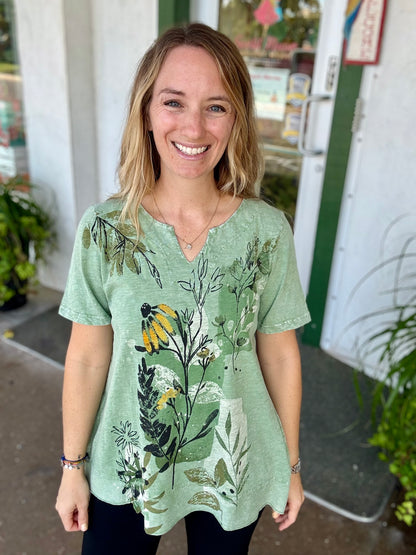 Jess & Jane Cotton Flow Top