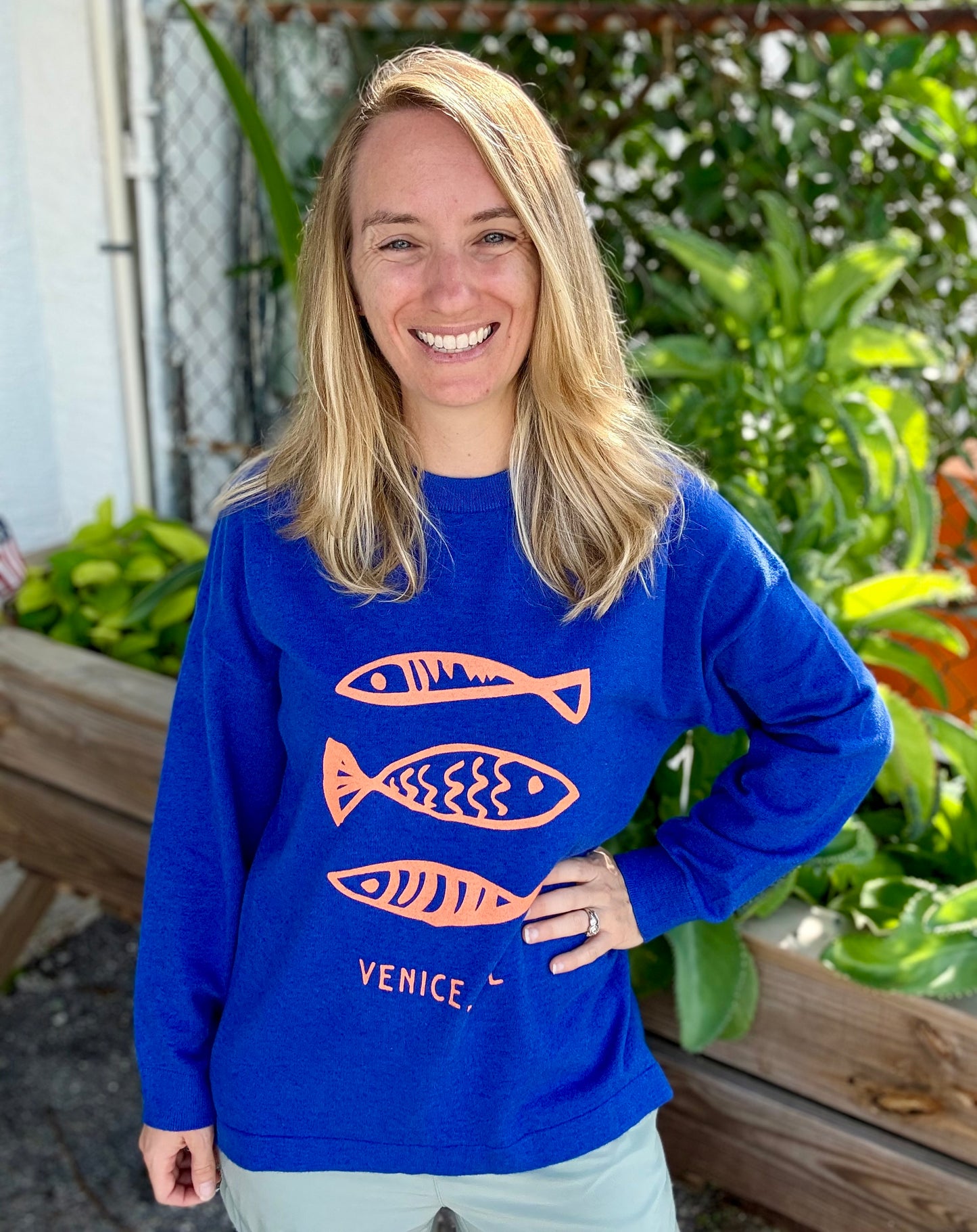Boat Well Venice Fish Trio Sweatshirt