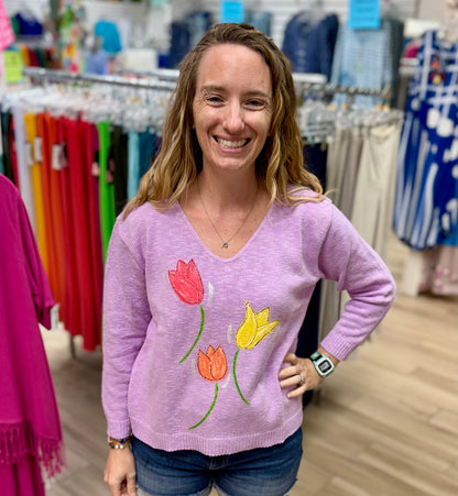 MoMo Sweater - Tulip Trio