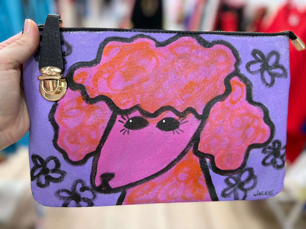 Jackie Ludtke Painted Dog Bags