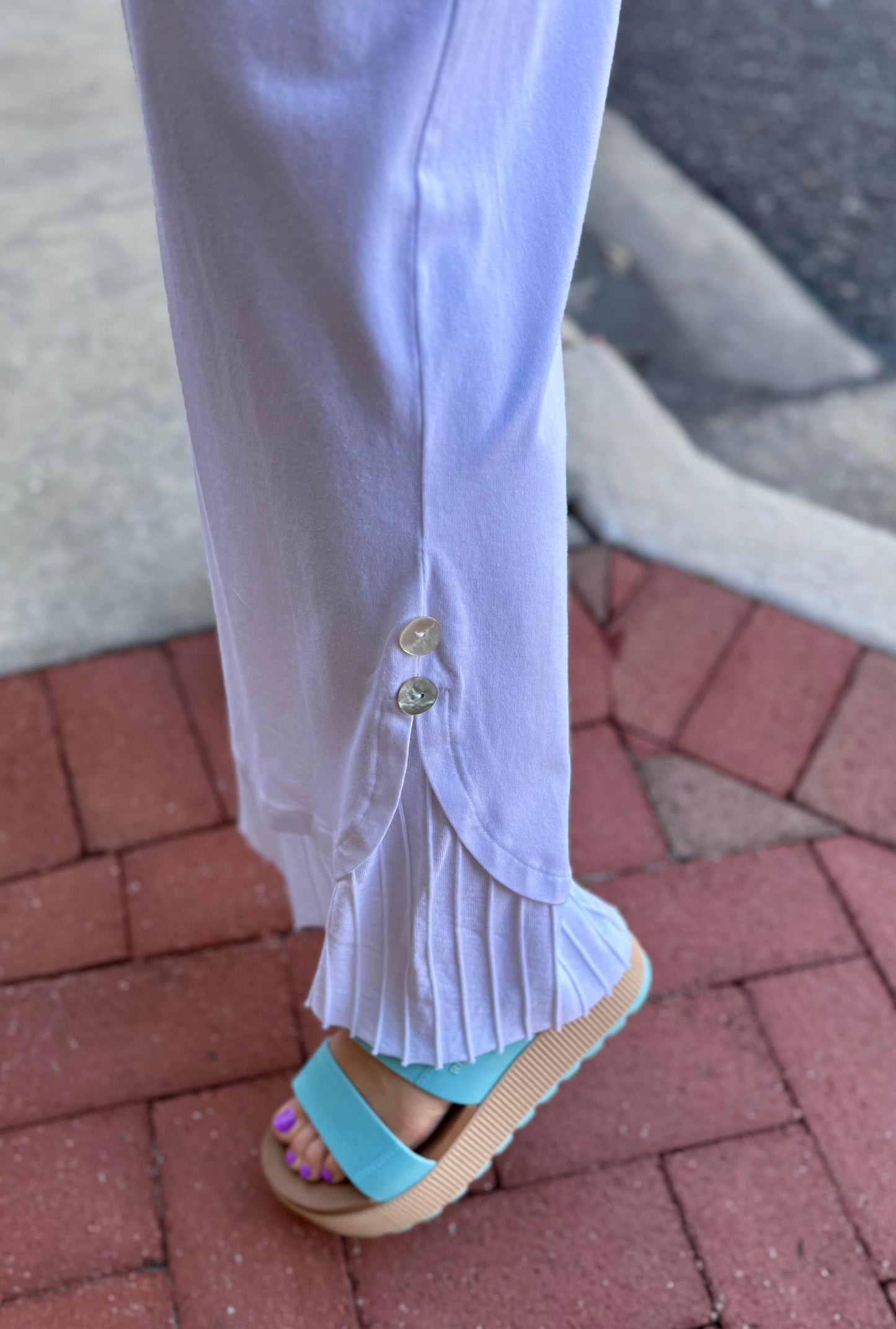 Jess & Jane M125 Wide Leg Ribbed Pant