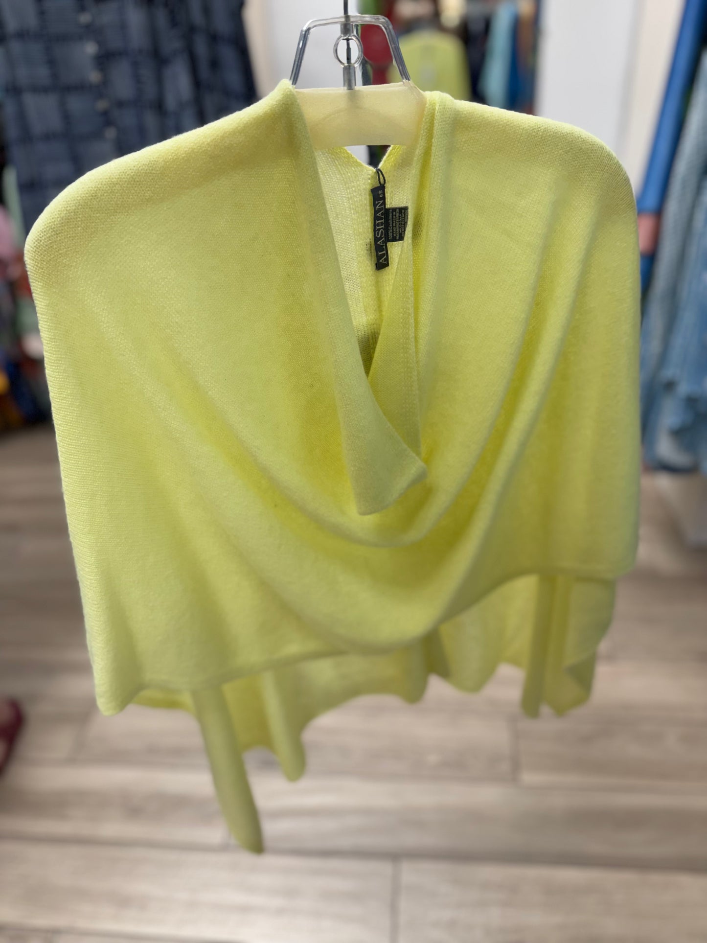 Alashan LS1346 Cashmere Poncho Topper