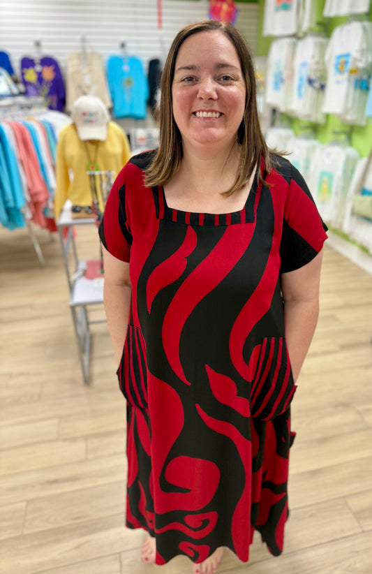 Iguana Maria Batik Maxi Dress