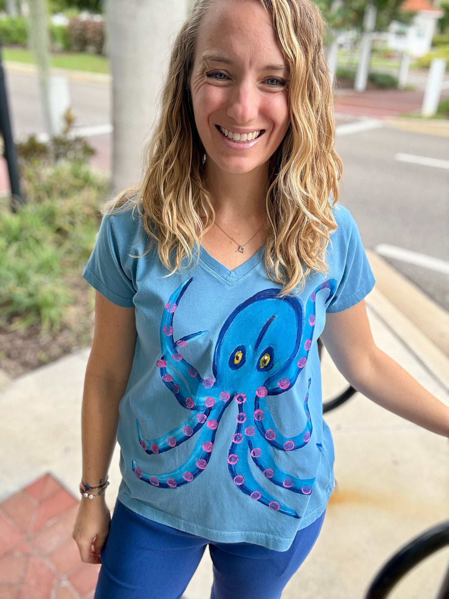 Peg 8165 Painted Octopus Top